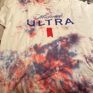 Michelob Ultra T shirt Tie Dye